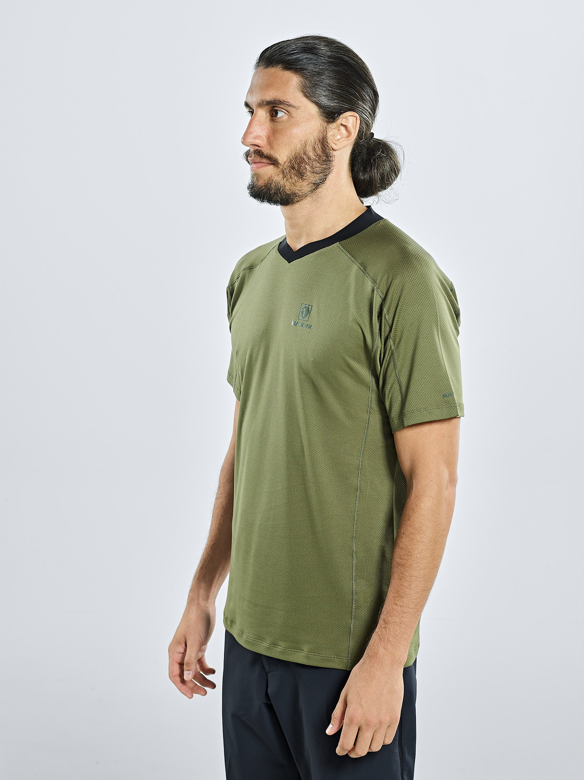 Khaki green t outlet shirt