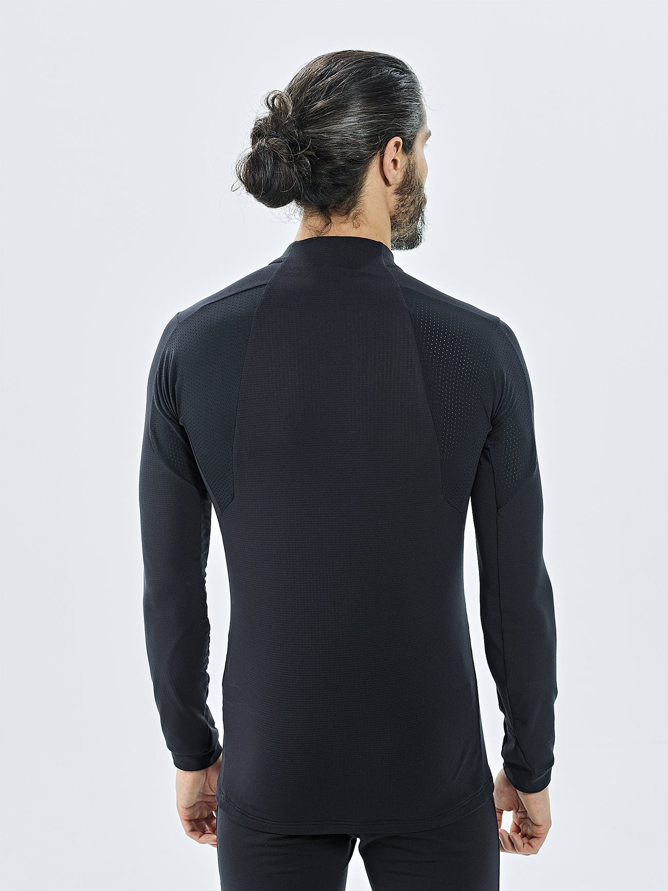 MEN'S CHAMAR FLEECE HALF ZIP BASELAYER LONGSLEEVE – BLACKYAK Shop