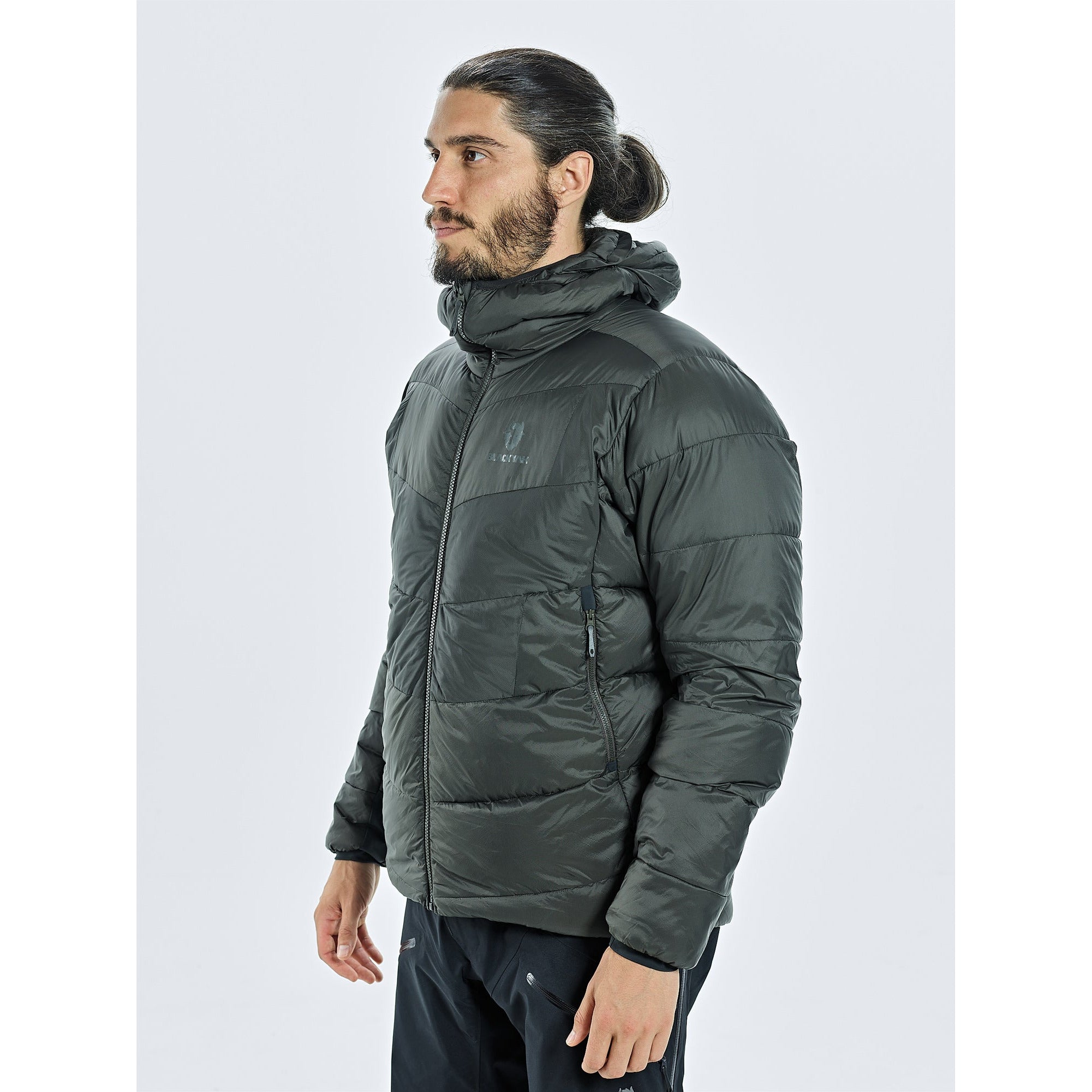 Blackyak hooded active down jacket hotsell