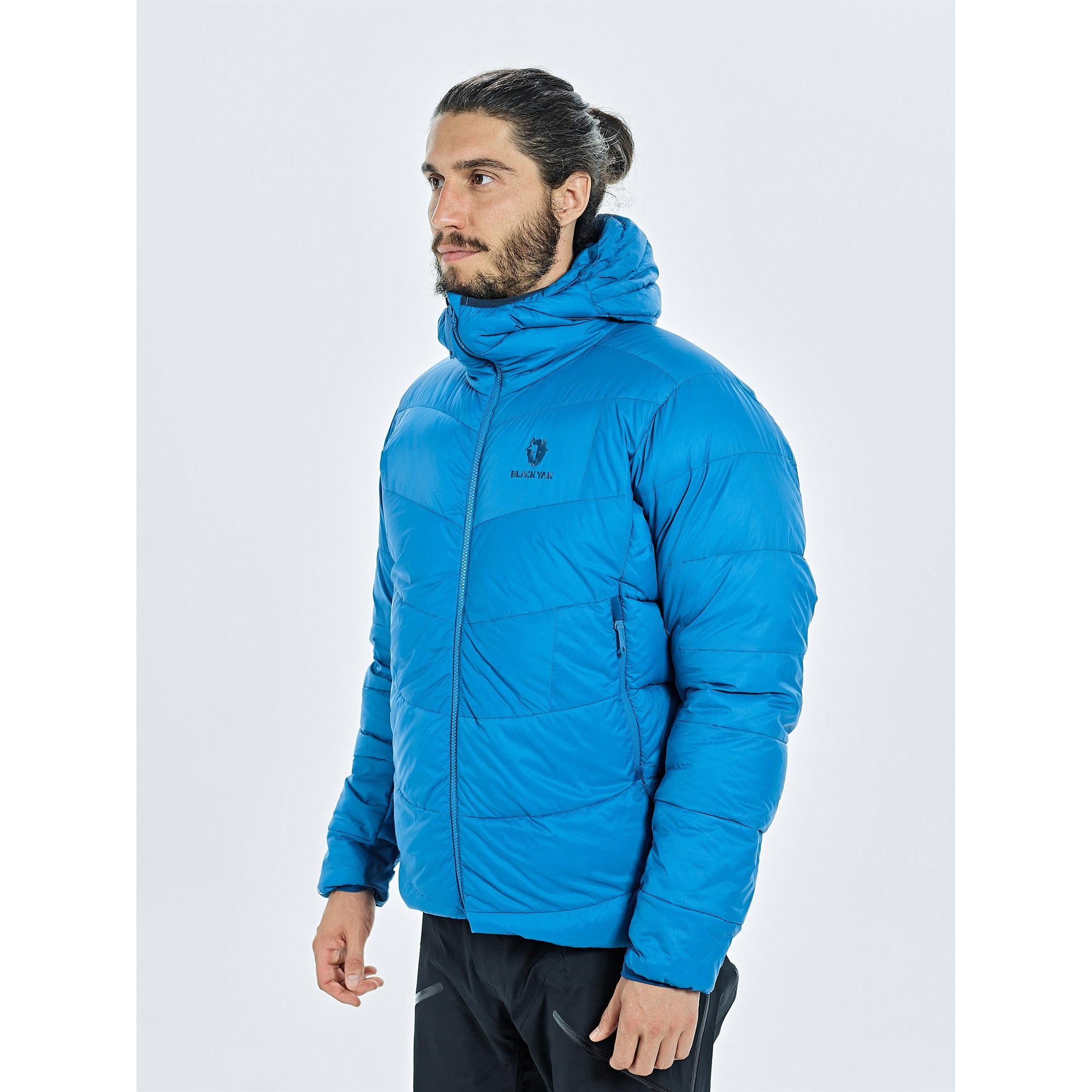 Blackyak hooded active outlet down jacket