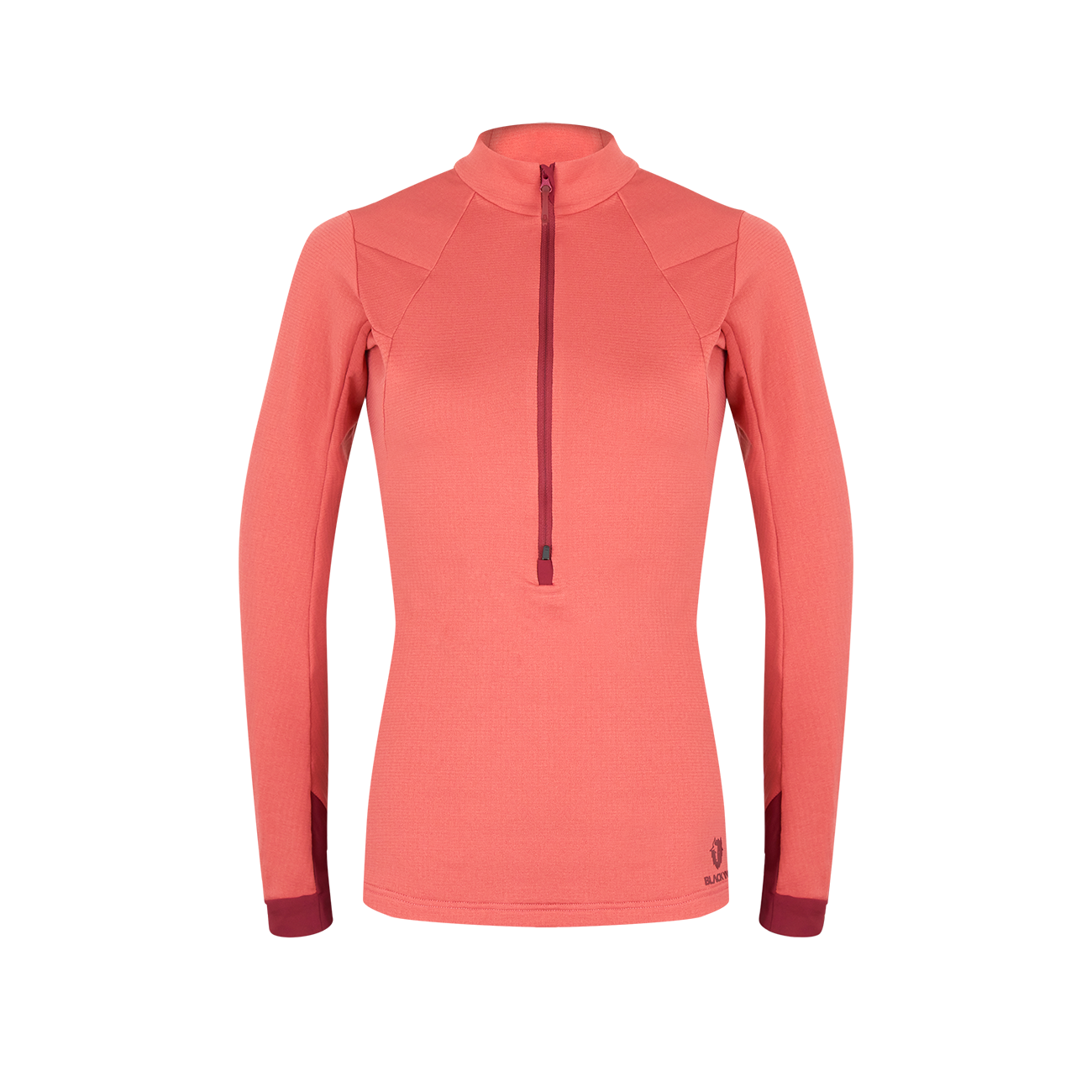 WOMEN S CHAMAR FLEECE HALF ZIP BASELAYER LONGSLEEVE